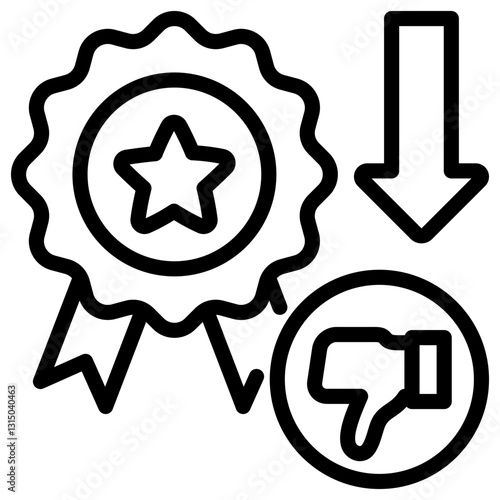 Bad Review Icon