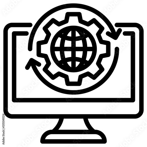 Internet Service Icon