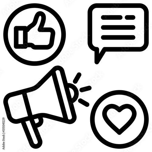 Social Media Marketing Icon
