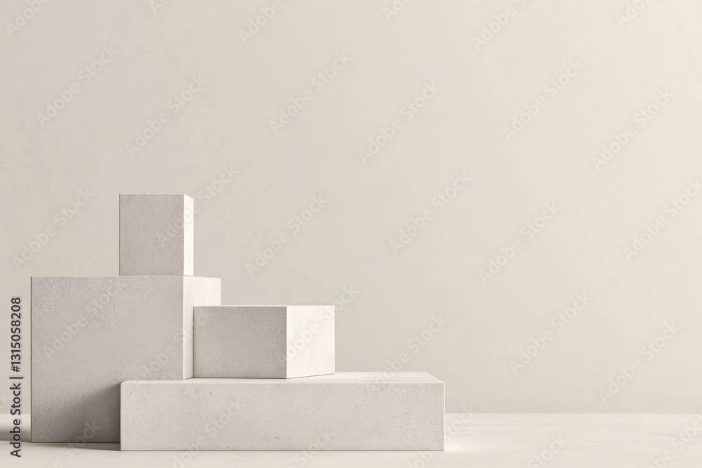 composition showcasing elegant interplay of geometric shapes on plain neutral background with clean lines and harmonious composition showcasing elegant interplay of geometric shapes on plain neutral background with clean lines and harmonious
