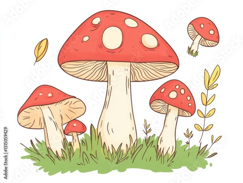 How to Draw a Cute Mushroom: Step-by-Step Tutorial for Kids - Printable Activity Page for Creative Fun