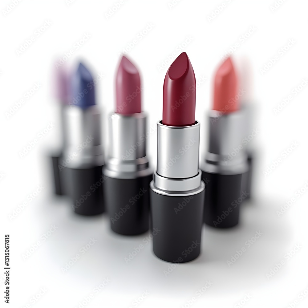 A Sleek And Modern Vector Illustration Of Lipsticks A Sleek And Modern Vector Illustration Of Lipsticks