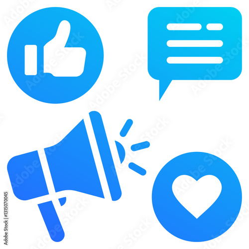 Social Media Marketing Icon