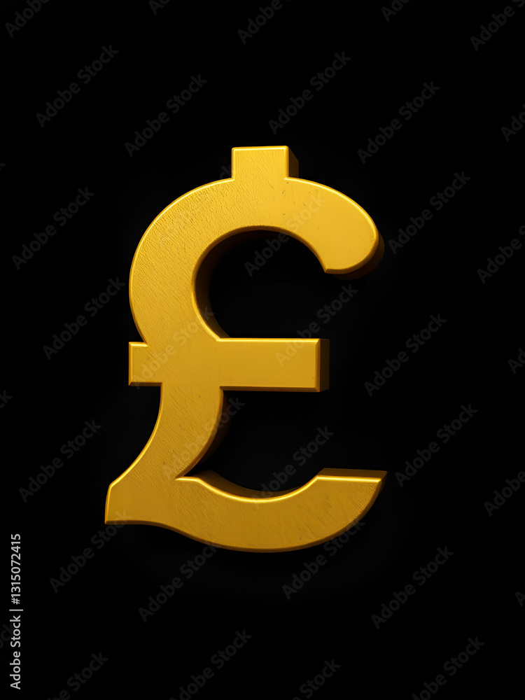 3d POUND symbol 3d POUND symbol