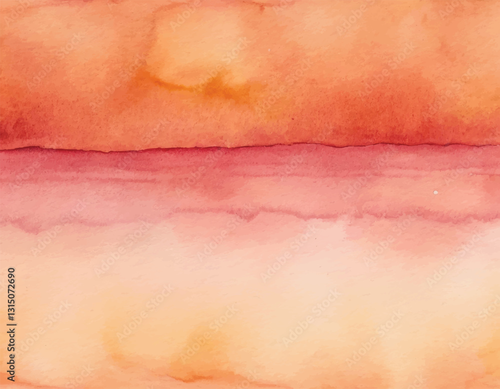 Fototapeta premium Watercolor hand painting colorful abstract background with paper texture
