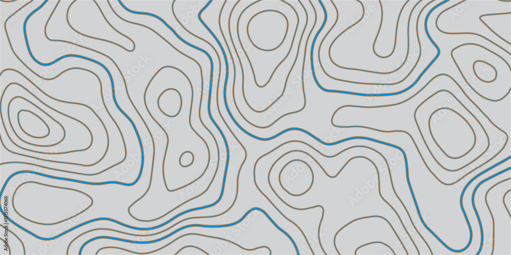 Fototapeta premium High-Precision Seamless Topographic Mapping with Elevation Details and Geographic Relief for Professional and Enthusiast Use