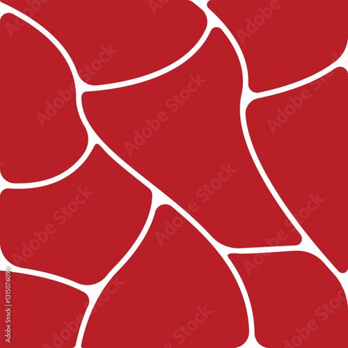 Beef or pork meat texture. Salmon, tuna or sushi structure. Fresh fillet macro view. Beef texture background flat with marble. Vector flat illustration.