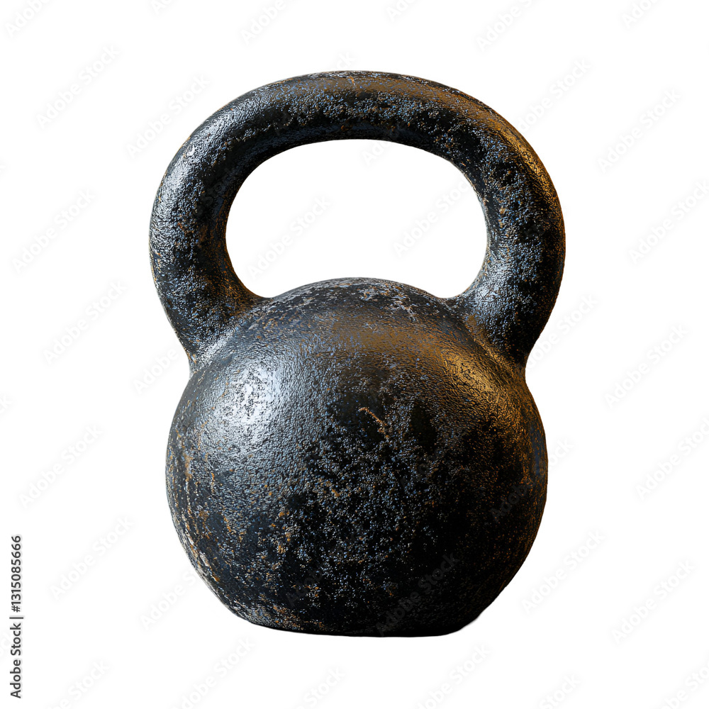 Fototapeta premium Rusty Kettlebell Fitness, Weight, Exercise, Strength, Training, Metal, Gym, Sport, Antique, Workout