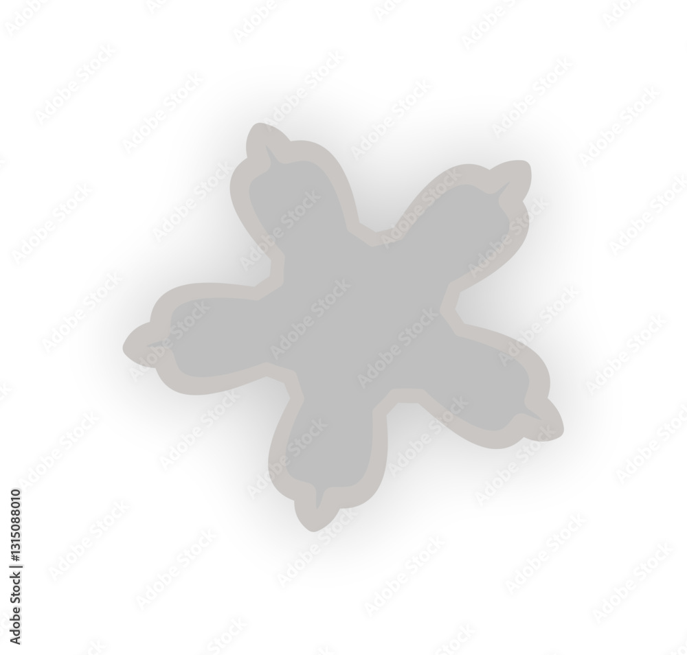 Obraz premium black abstract star