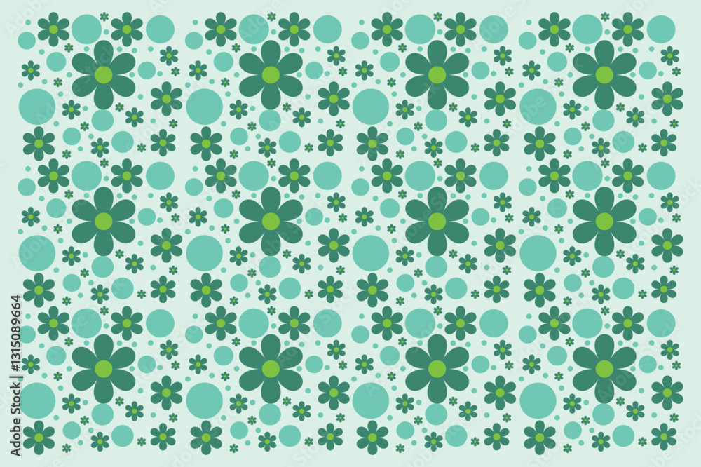 Seamless pattern with flowers design Seamless pattern with flowers design