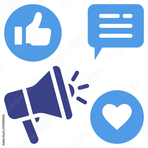 Social Media Marketing Icon