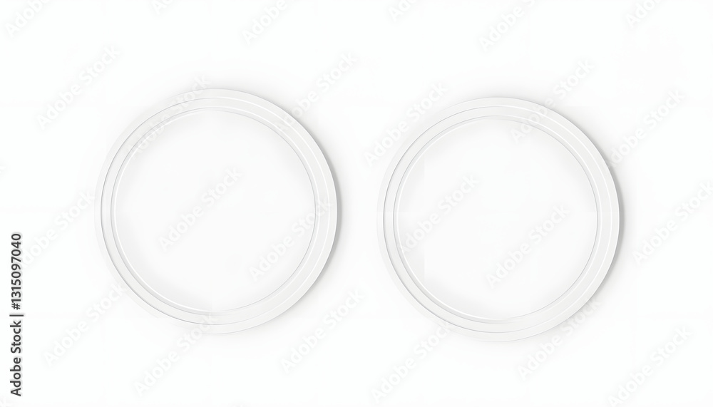 Blank white two beer coasters mockup set, isolated, 3d rendering. Blank round rug for beverage mock up. Empty bottle coaster lying. Circular can mat design, magazine photoshoot. with white shades Blank white two beer coasters mockup set, isolated, 3d rendering. Blank round rug for beverage mock up. Empty bottle coaster lying. Circular can mat design, magazine photoshoot. with white shades