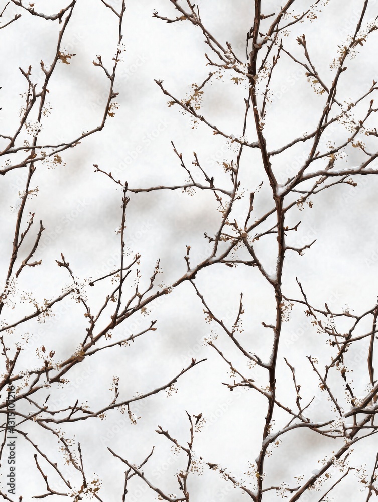 Leafless tree standing alone against a clear sky symbolizing resilience and change of seasons Seamless Texture Leafless tree standing alone against a clear sky symbolizing resilience and change of seasons Seamless Texture