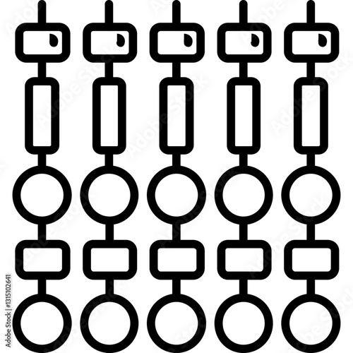 Bbq Skewer Shashlik Icon
