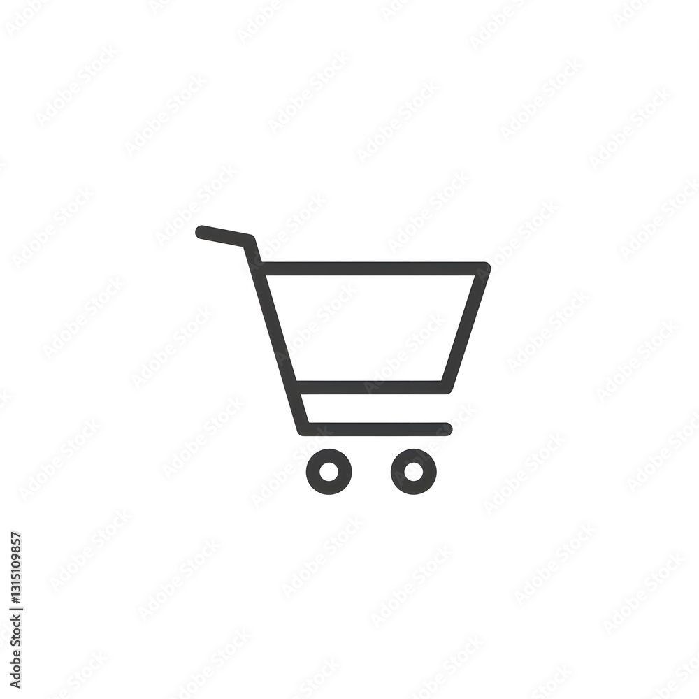 E-Commerce Shopping Cart Icon E-Commerce Shopping Cart Icon