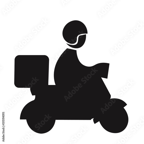 delivery boy vector icon