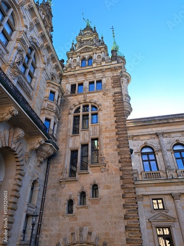 Town hall of Hamburg, Germany 