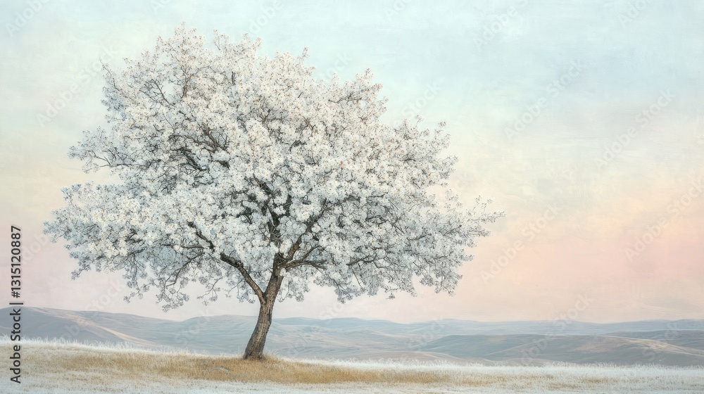 Art Tree Overview Crisp Pastel Cherry Blossom Bloom Art Tree Overview Crisp Pastel Cherry Blossom Bloom