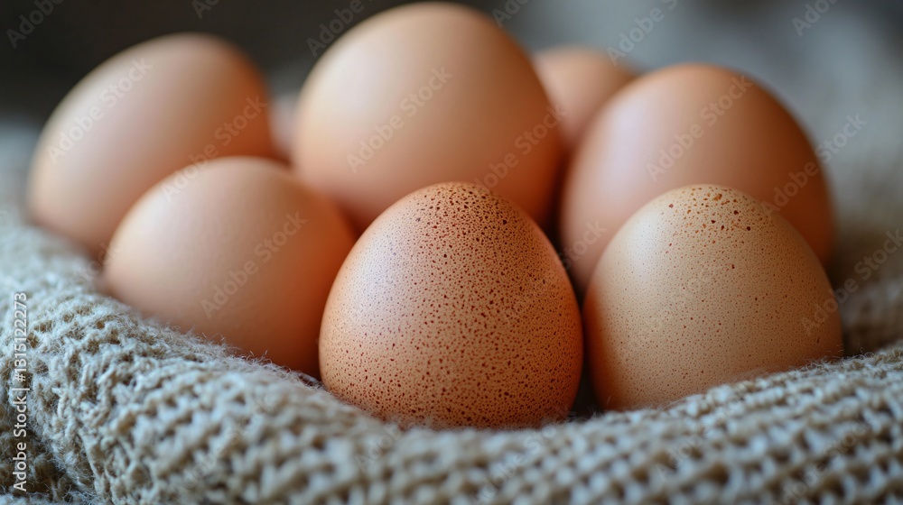 Fresh Brown Chicken Eggs for Healthy Cooking Fresh Brown Chicken Eggs for Healthy Cooking