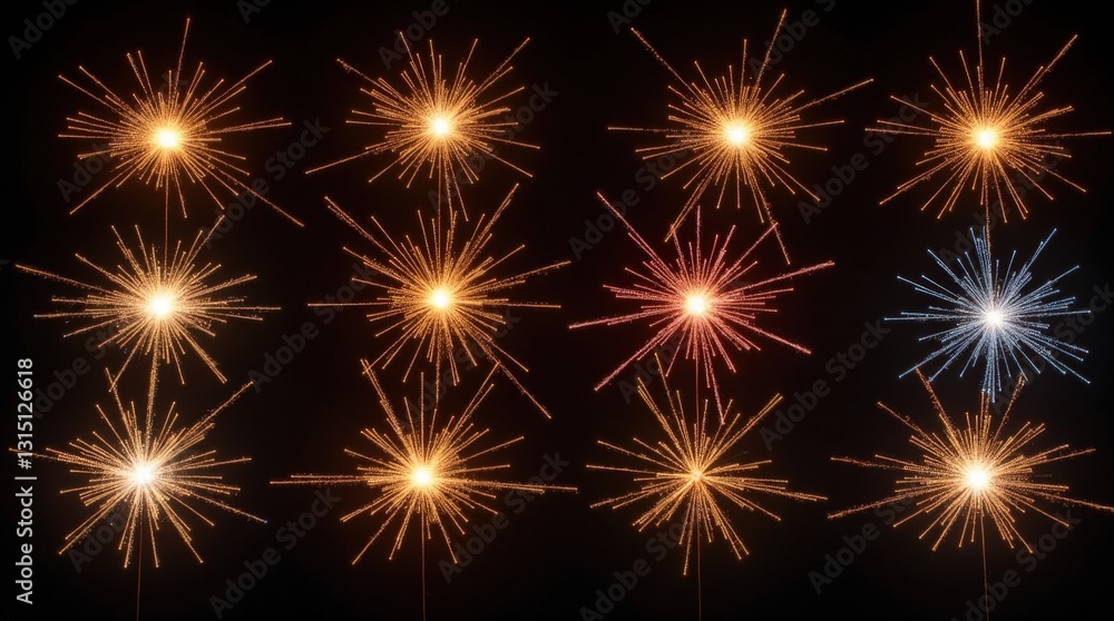 Set of Sparkling Lights and Flashes Set of Sparkling Lights and Flashes