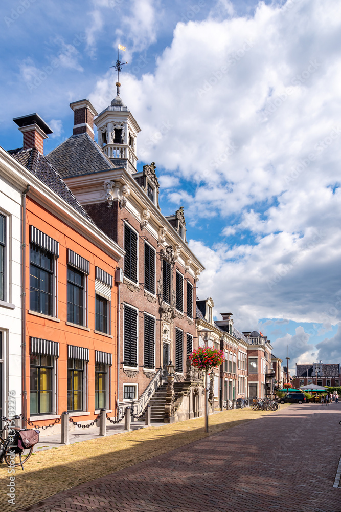 Φωτογραφία View to the historic town hall and traditional Dutch buildings in Sneek, Netherl