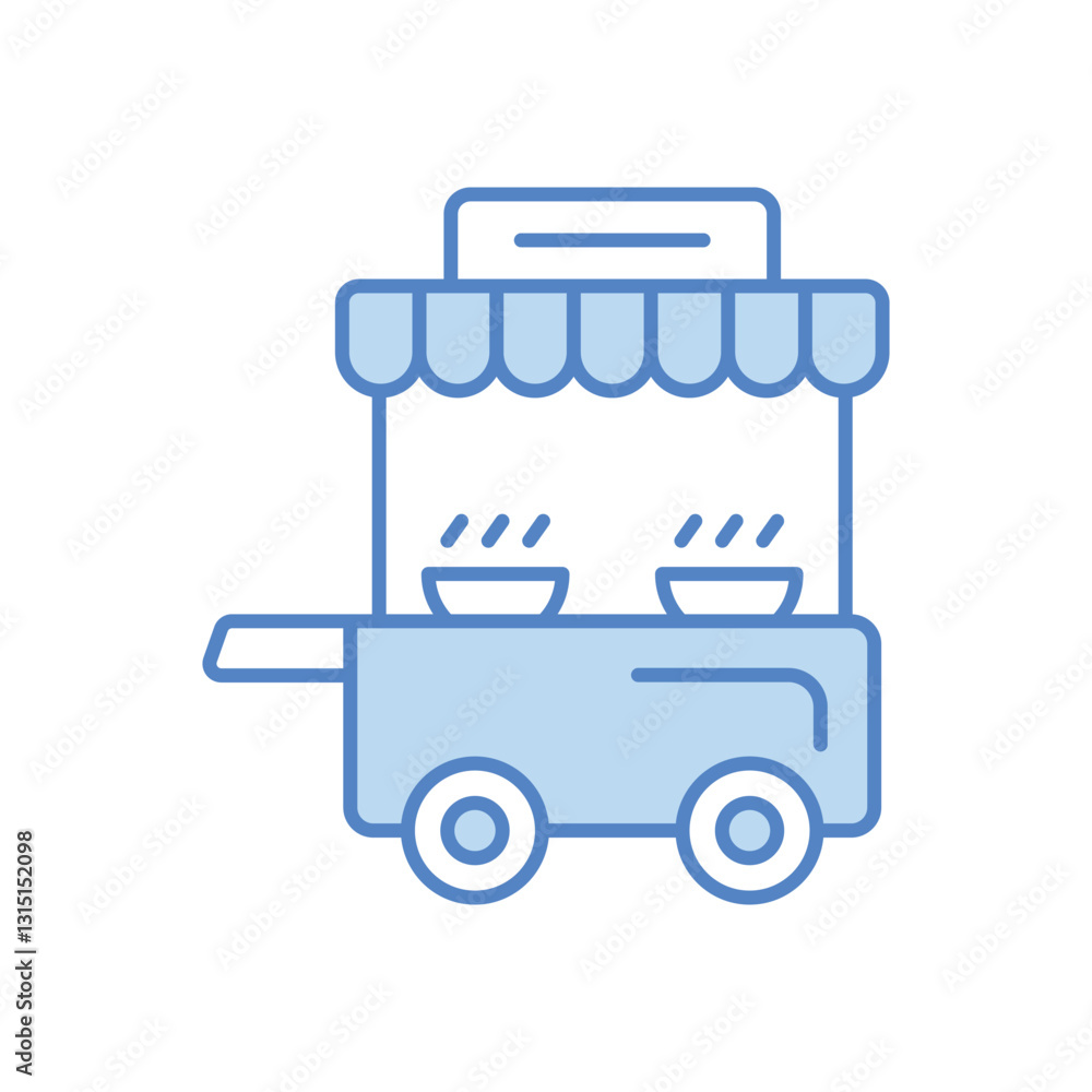 Street Food Vector icon Street Food Vector icon