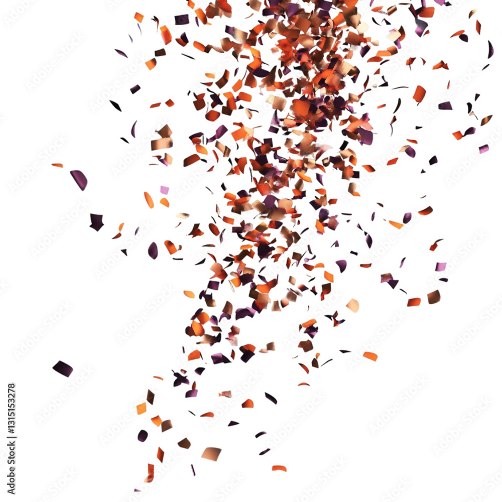 Obraz premium Abstract Colorful Shapes Falling Dynamic Energy Intense Movement