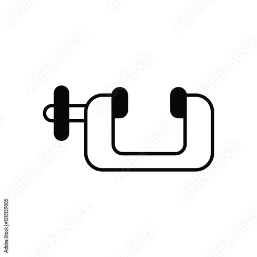 Clamps stock illustration