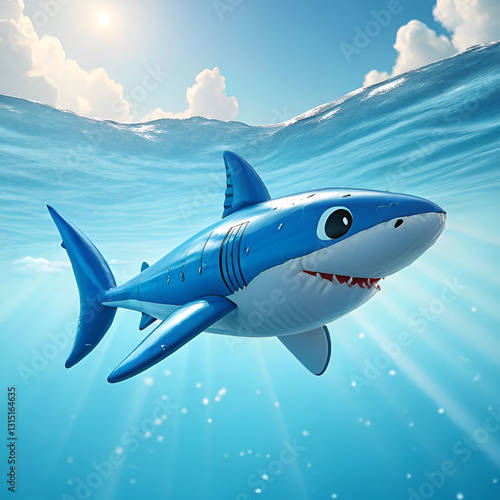 Wallpaper Mural shark in the sea Torontodigital.ca