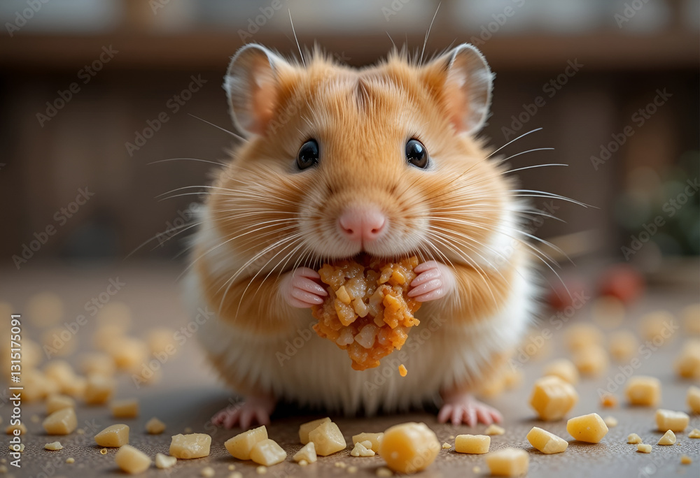 Hamster Eating Snack Hamster Eating Snack