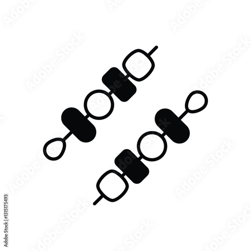 Skewers  Vector icon