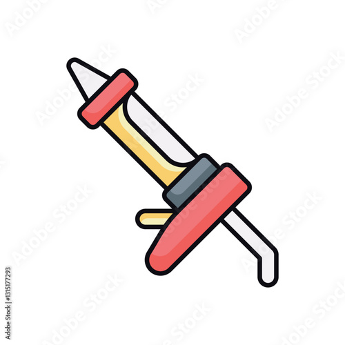 Caulking Gun stock illustration