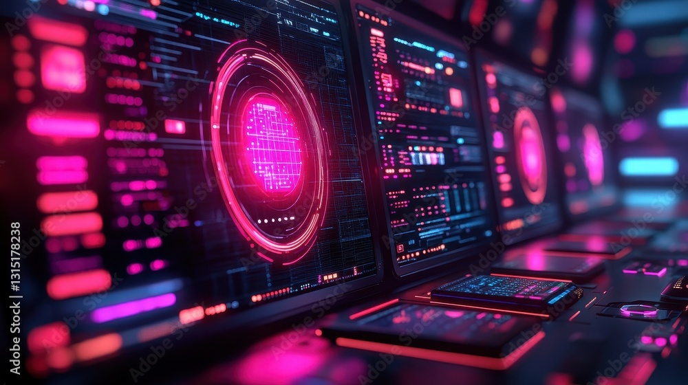 Dynamic data visualization cyber space digital art futuristic environment close-up viewpoint technology concept Dynamic data visualization cyber space digital art futuristic environment close-up viewpoint technology concept