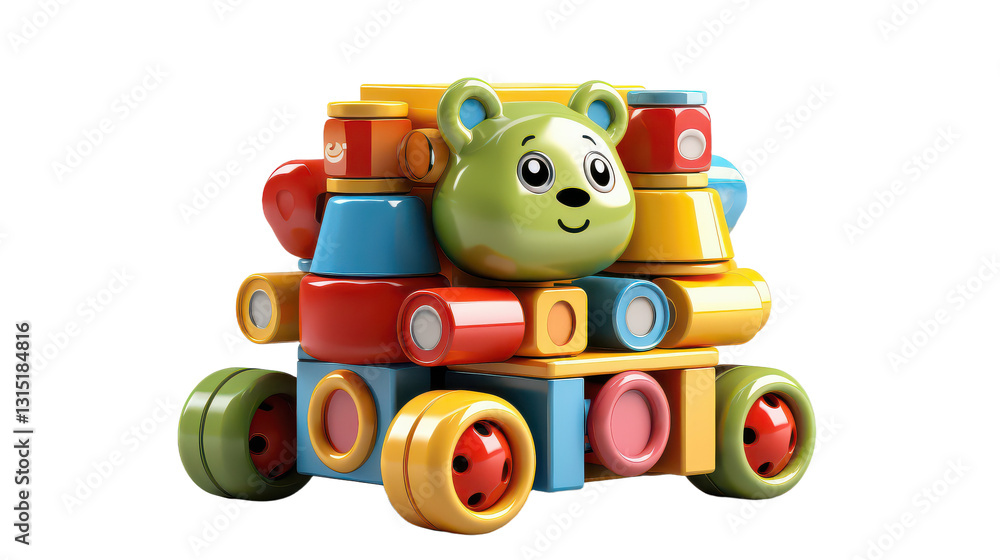 3D Children Toys Isolated on Transparent Background, PNG 3D Children Toys Isolated on Transparent Background, PNG