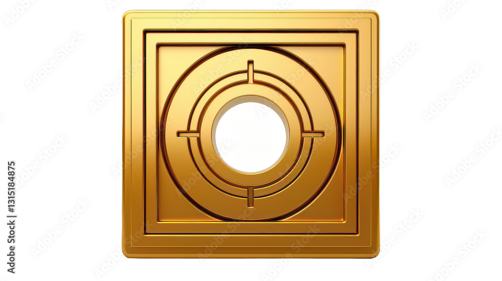 3D Chinese Gold Coin Isolated on Transparent Background, PNG 3D Chinese Gold Coin Isolated on Transparent Background, PNG