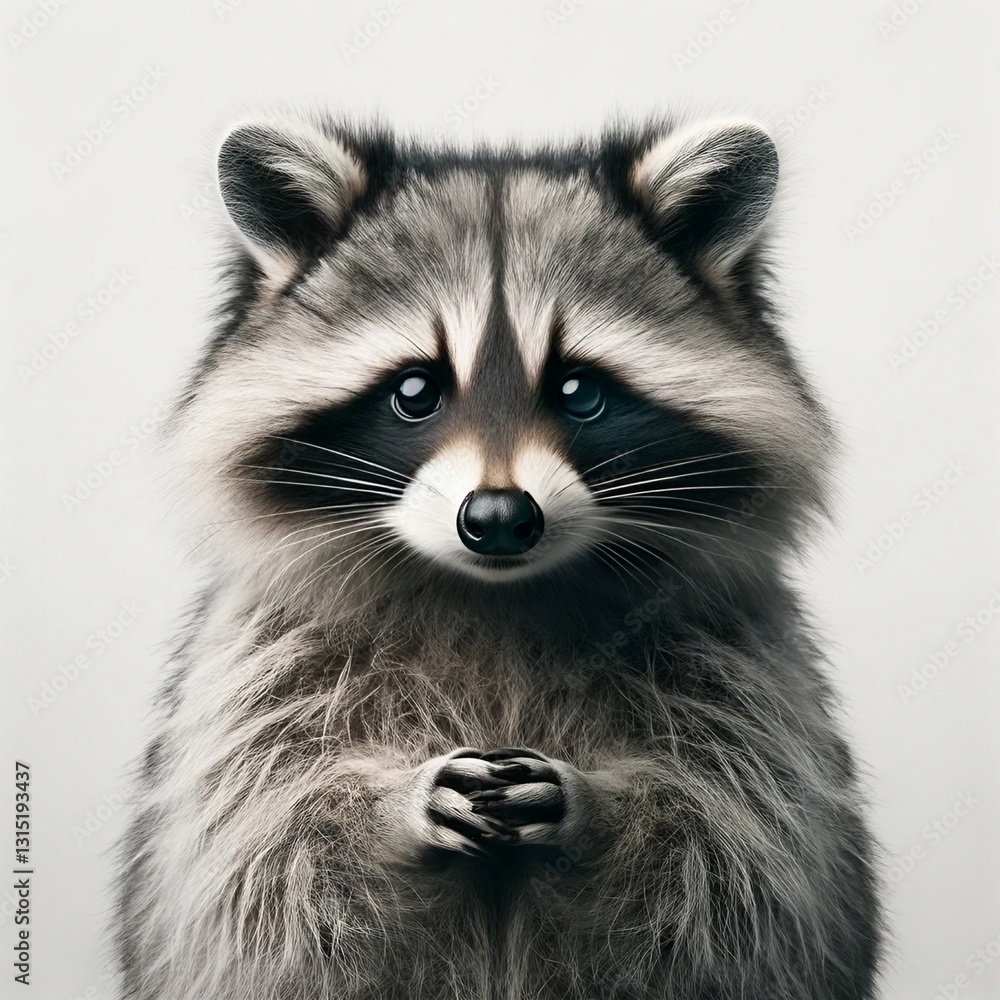 Fototapeta premium One raccoon