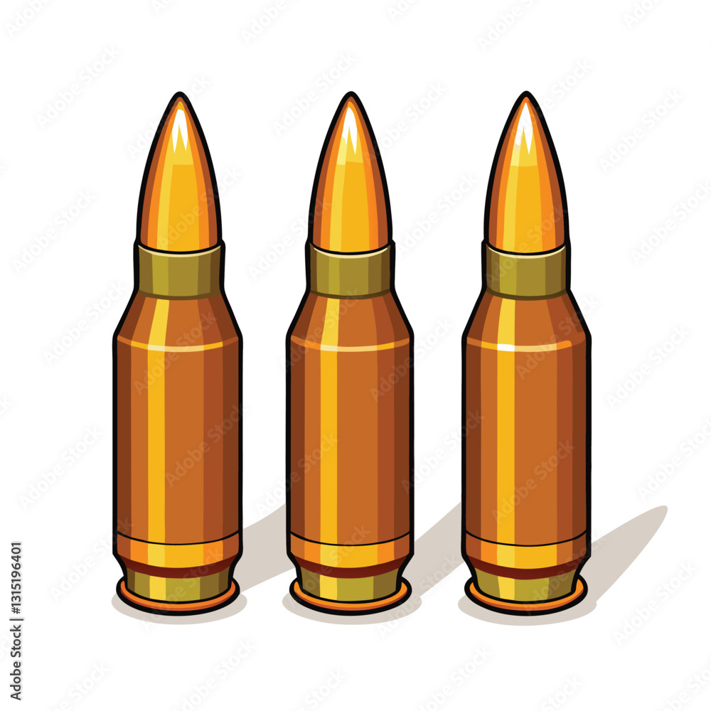 Set of bullet icons isolated on white background Set of bullet icons isolated on white background