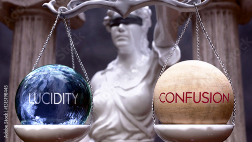 Fotografía Lucidity or Confusion as a choice, two options to choose from