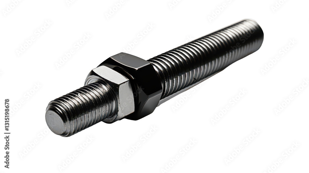3D Bolt Isolated on Transparent Background, PNG 3D Bolt Isolated on Transparent Background, PNG