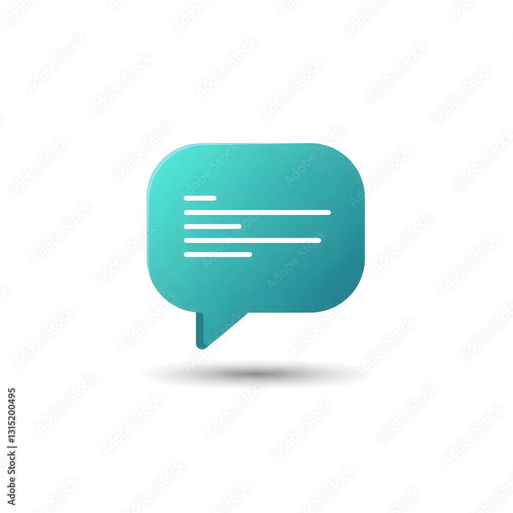 Social Media Chat Bubble Icon Social Media Chat Bubble Icon