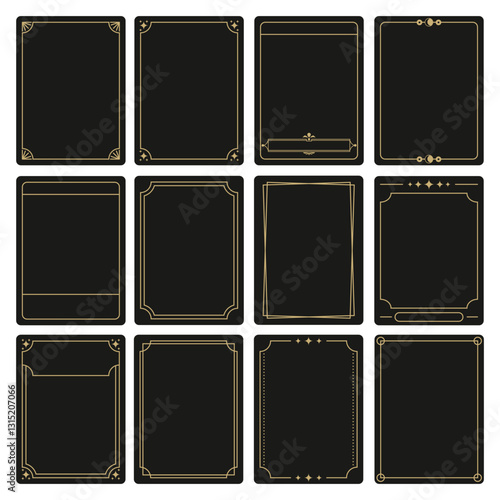 Frame template for tarot cards_01