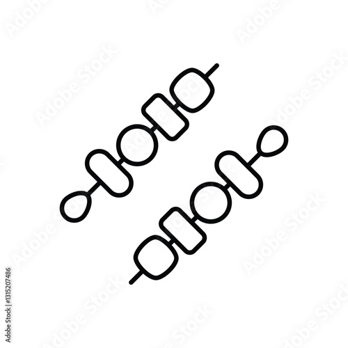 Skewers  Vector icon