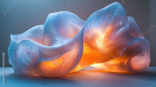 Fluid Sculpture Creation Capturing the Essence of Liquid Mist