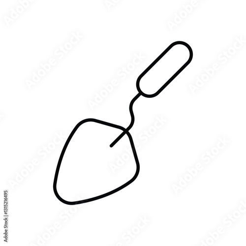 Trowel stock illustration
