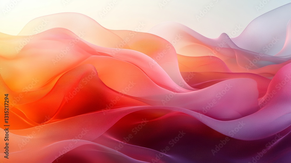 Fototapeta premium Creating overlapping fluid waveforms in marseille a seamless high-fidelity design experience