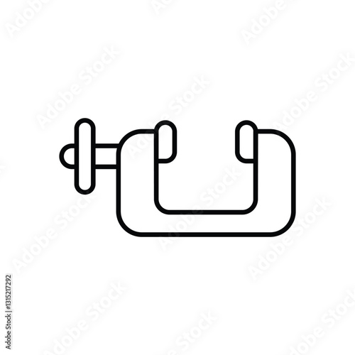 Clamps stock illustration