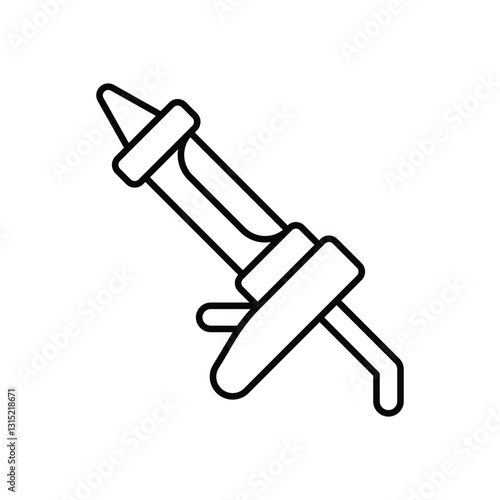 Caulking Gun stock illustration