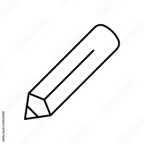 Carpenter's Pencil stock illustration