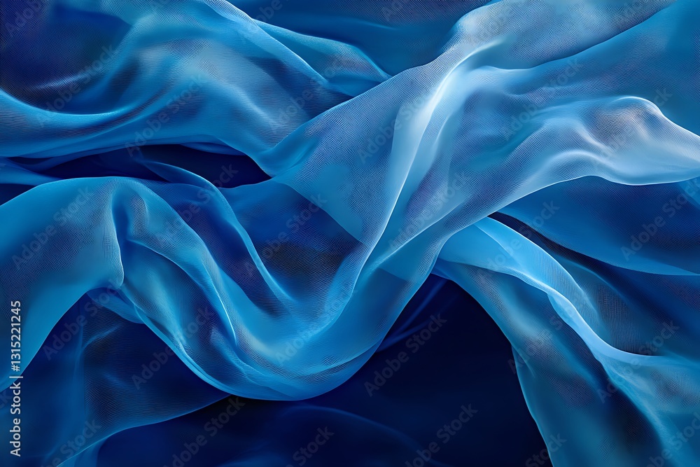 Obraz premium Stunning Blue Fabric Texture Design