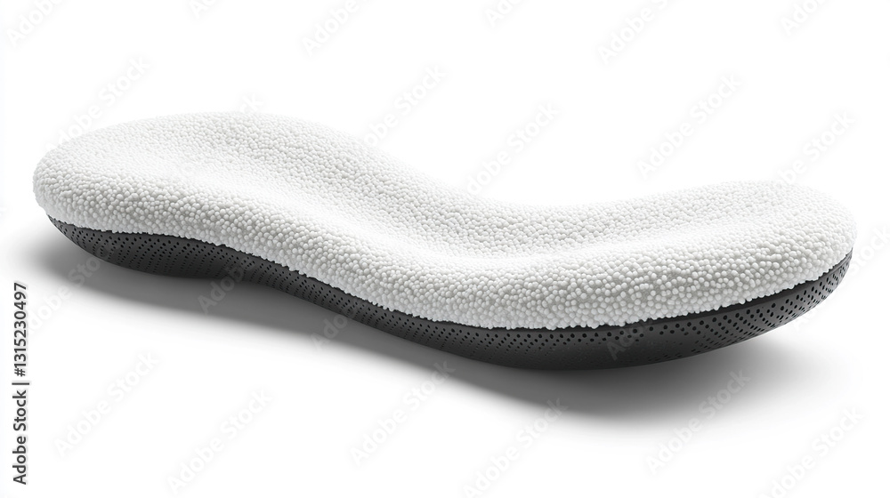 Soft, white, cushioned insole for footwear Soft, white, cushioned insole for footwear